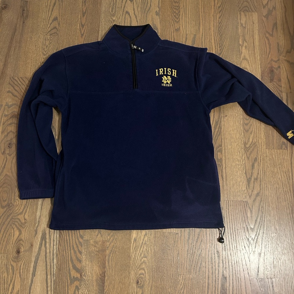 Notre Dame Quarter-Zip Sweater